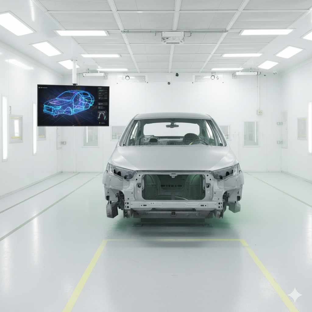 噴塗機械人視覺圖像智能識別系統